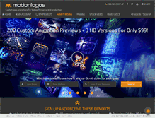 Tablet Screenshot of motionlogos.com